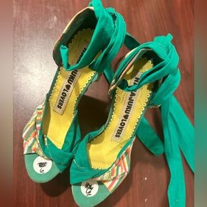 Platform tie up the leg Summer Shoe